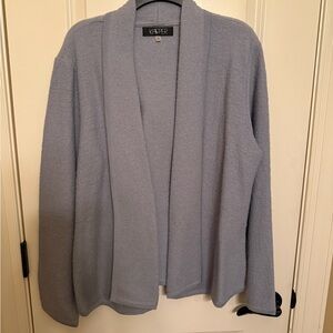 Kasper Women's Soft Blue Cardigan